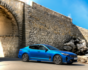Kia Stinger blue dynamic  (24)
